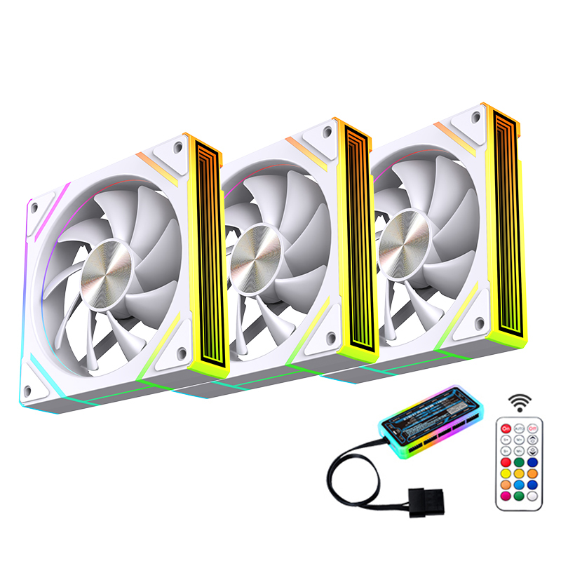 3 ventiladores conjunto blanco