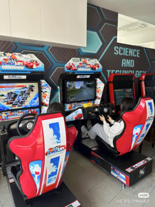 娱乐游戏投币街机赛车模拟器视频绘制模拟器游乐园游戏机 - Product Image 4