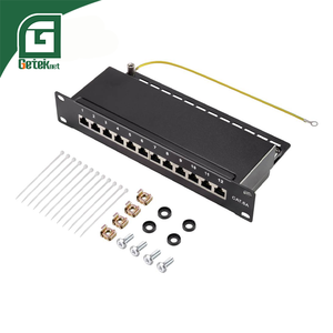 GETEKnet Cat 6 & Cat 6a RJ45ネットワークパッチパネル12 & 24ポートFTPシールド通信部品 - Product Image 4