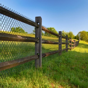 แผงตาข่ายลวดไซโคลนรั้วแผงรั้วโลหะรั้วเชื่อมโยงโซ่รั้วฟาร์มใช้ในสวน - Product Image 4