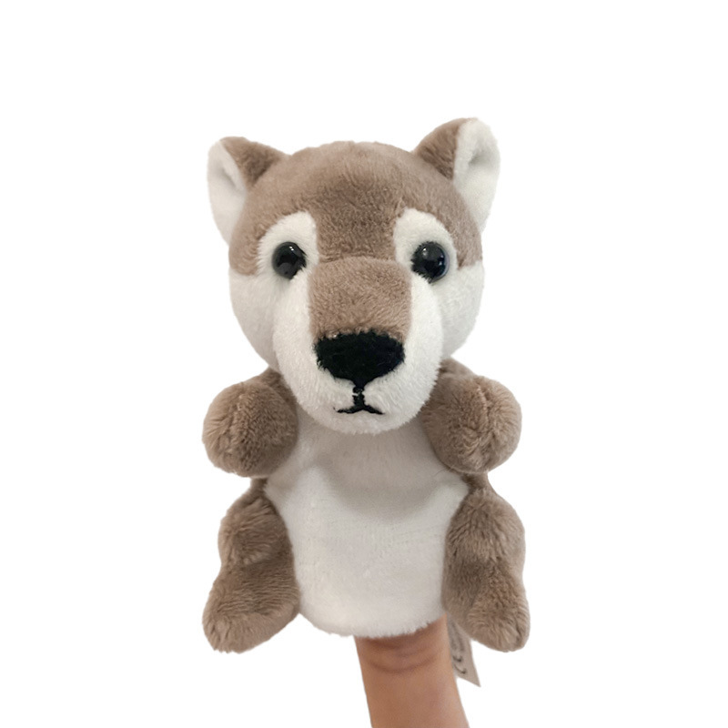 Jungle wolf finger puppet