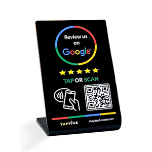 Acryl NFC Google Review Stand Tisch Anzeige QR-Code für Google Review Social Media - Product Image 1