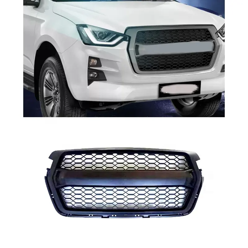 Yarış ızgara tampon Grille Mesh kapak ızgara Isuzu D MAX 2021 2022