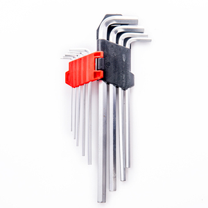 9 adet çok bisiklet tamir el araç kiti SAE inç boyutu L şekli ekstra uzun kol allen altıgen alyan anahtarı takımı - Product Image 3
