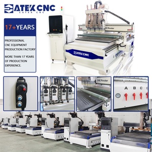 Máquina enrutadora de carpintería CNC ATC que procesa muebles de madera maciza con funciones de perforación de fresado de tallado de corte conveniente - Product Image 2