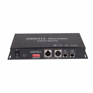 24CH PWM DMX512 светодиодный декодер светодиодный пиксельный свет Декодер контроллер оптом