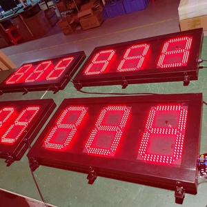8 Zoll 6 digitaler Outdoor-Timer Sport-Countdown-Timer Doppelseitiger Timer GPS-LED-Digitaluhr
