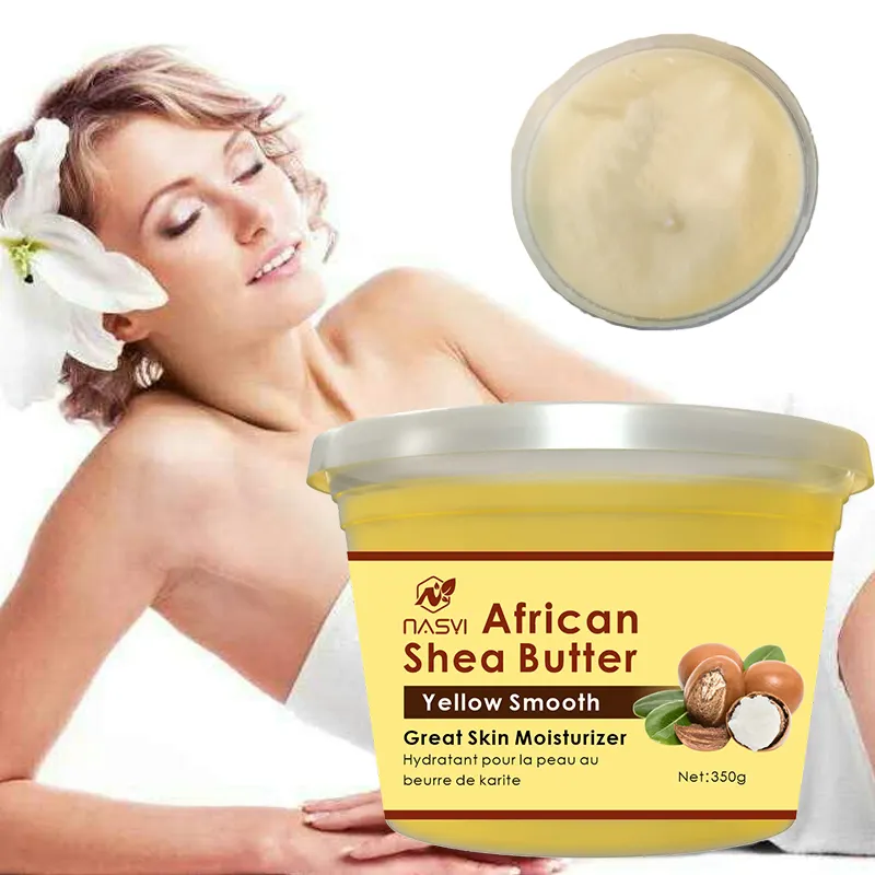 Pabrik jumlah besar 100% alami mentega tubuh grosir organik Afrika mentah mentega Shea kosmetik halus/mentah mentega Shea