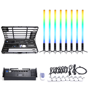 5 in1 Pixel LED Matrix Licht leiste 360 Grad RGBWA Batterie betrieben IP65 DMX512 Gesteuert für DJ Warehouse Stage Lighting Source