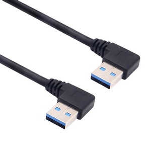 <strong>USB</strong> <strong>3</strong>.<strong>0</strong> <strong>Type</strong> a Male 90 Degree Left Angle to <strong>USB</strong> a <strong>Type</strong> Right Extension Cable