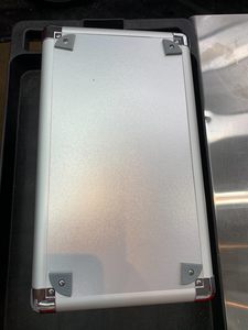 中型安全密码锁盒银色可锁储物箱办公室商务护照文件药品储物箱 - Product Image 5