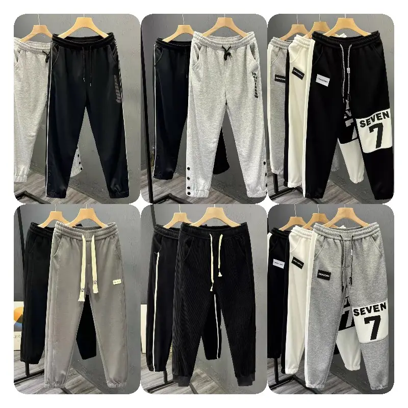 Moda Hip Hop High Streetwear Calças Macacões vintage Harajuku Joggers Esportes masculino Calças Atacado moletom