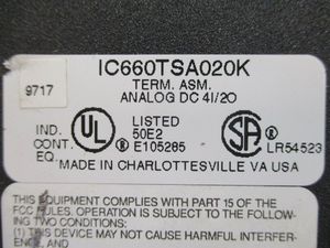 NEW IC660TSA020K Terminal <strong>Assembly</strong> Module General Electric One Year Warranty - Product Image 4