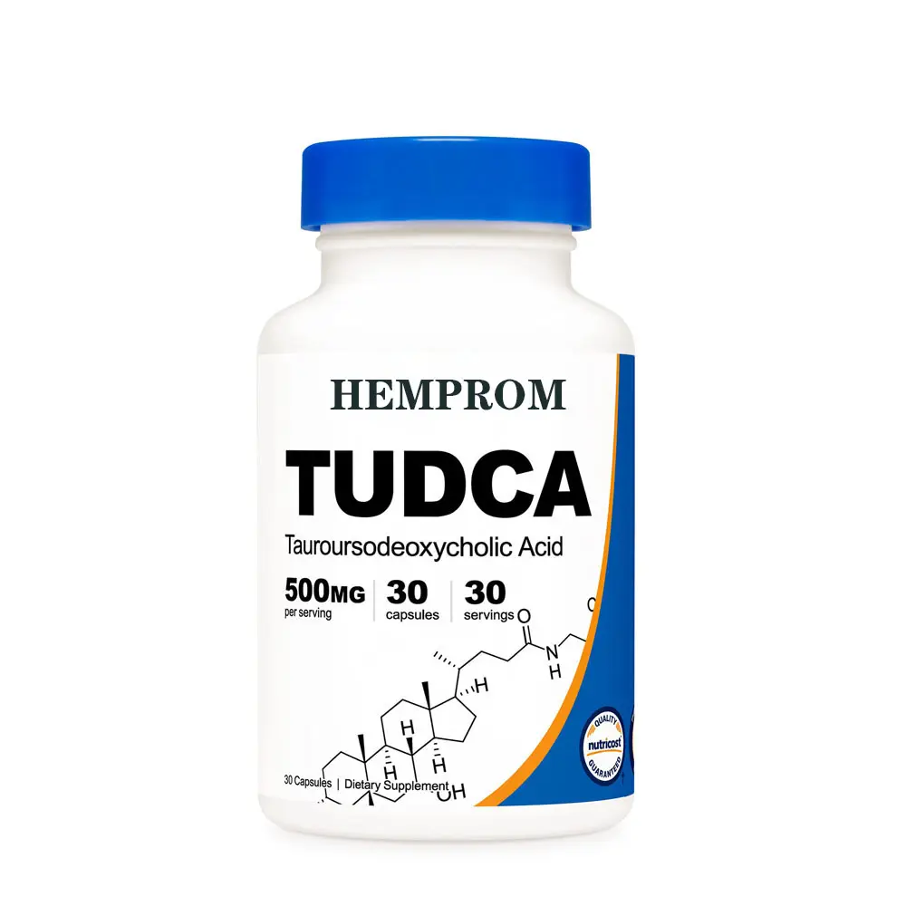 Atacado Tudca Cápsula Ácido Tauroursodesoxicólico 500mg para Fatty Liver Detoxification Heart Thyroid Supplement Immunity Support