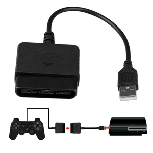 兼容2 3的USB PS2至3游戏控制器适配器游戏转换器电缆 - Product Image 1