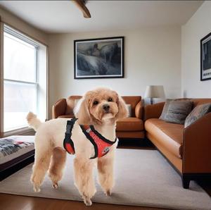 Heap New Réglable Pet Gilet Harnais Respirant Sangle De Poitrine Chien Harnais Durable Chien Formation Gilet - Product Image 1