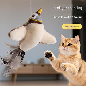 USB Rechargeable Flapping <strong>Catnip</strong> Electronic <strong>Toy</strong> Automatic Indoor <strong>Cat</strong> Laser Teaser Small Size Playing <strong>Toy</strong>