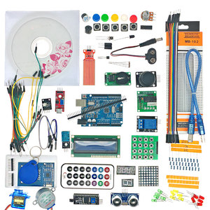 Advanced Version Starter Kit LCD 1602 IIC <strong>Ultrasonic</strong> HC-SR04 <strong>Sensor</strong> compatible <strong>with</strong> <strong>Arduino</strong> Starter Kit <strong>with</strong> Tutorial