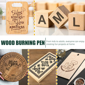 Sıcak satış evde mürekkep tekdüzelik ahşap işareti çocuklar DIY Pyrograph kalem eğlenceli projeler oluşturabilirsiniz - Product Image 2