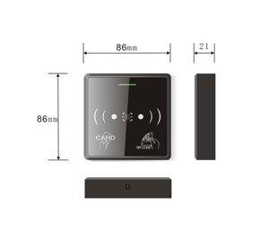 WG26 WG34近接RFIDアクセスコントローラMF/ ICバーNFC QRコードカードリーダー無料APIアプリ付き - Product Image 5