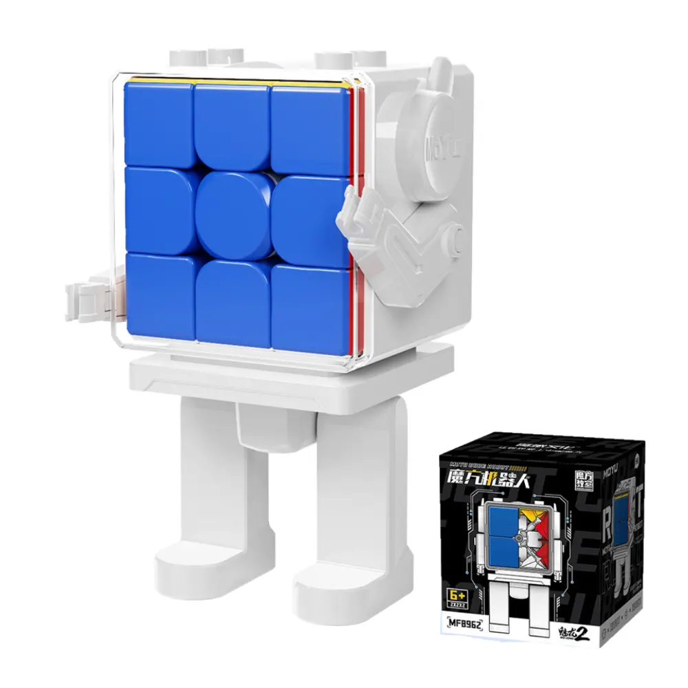 MoYu Meilong Cube Robot 3D Puzzle Jeu Avec Robot Display Box Speed Cube Pour Enfants Cerveau Formation Enfants Cadeau