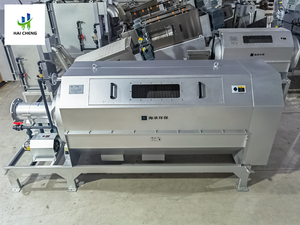 Hoàn toàn tự động 304 thép không gỉ quay trống Màn hình Lọc PLC bơm 5000l/giờ cho Chất lỏng-rắn hỗn hợp lọc nhà máy giấy - Product Image 2