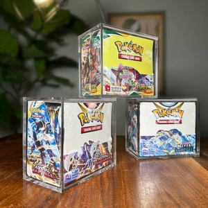 特注日本製ワンピースディスプレイ進化束151 UPCアクリルボックスポケモンTcgエリートトレーナーボックスETBアクリルプロテクターケース - Product Image 1