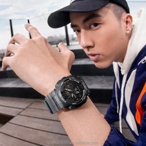 TIMEARTX LED dijital elektronik su geçirmez izle iş moda erkek spor saat saydam kauçuk kayış çalar saat izle - Product Image 5