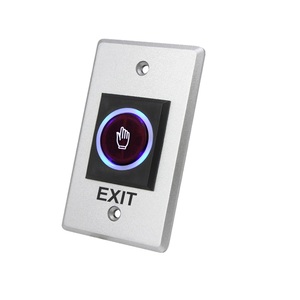 12v 24vアクセス制御を開くためのタッチウェーブなし赤外線センサードア出口プッシュボタン - Product Image 1