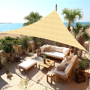 Langlebiger Patio-Outdoor-Vordach Schatten-Segelstoff 70% Dreieck Rechteck und Viereck - Product Image 4