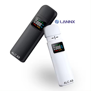 LANNX ALC A9 personalizado al por mayor aliento Alcohol Tester Sensor detectores de Alcohol pantalla sin contacto Color portátil Alcohol Anzlyzer - Product Image 2