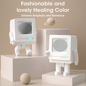 Robot-altavoz inalámbrico de alta fidelidad con Bluetooth 5,0, Subwoofer estéreo, TWS, entrada USB interconectada, Mini altavoz de diente azul - Product Image 4
