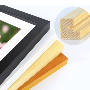 Modern 30 <strong>X</strong> <strong>40</strong> Solid Wooden Black Photo <strong>Frame</strong> with UV Printing Creative Square Picture <strong>Frame</strong> for Home Decoration Iron Metal Type