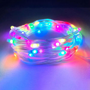 LED RGB Cambio de colores Control remoto y aplicación Música y sincronización de voz USB Navidad Cortina inteligente Hada Cadena de luces - Product Image 2