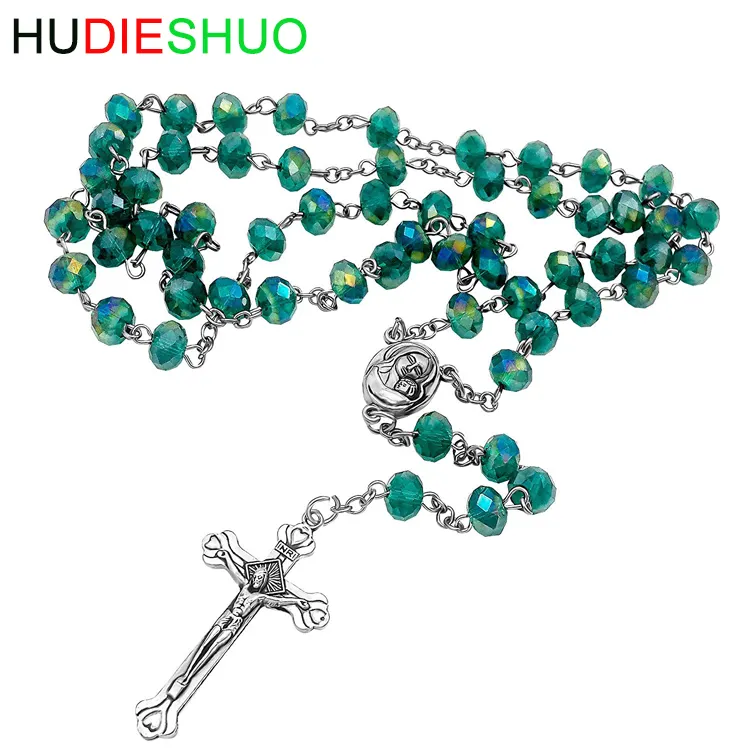Оптовая продажа, декоративная наклейка и крестообразное ожерелье в стиле центра святой земли, католического jerusма, дизайнерское ожерелье