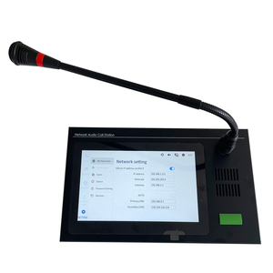IP Partition Paging <strong>System</strong> Command Center Two-<strong>way</strong> Broadcast <strong>Intercom</strong> Microphone with 7-inch Touch Screen - Product Image 4