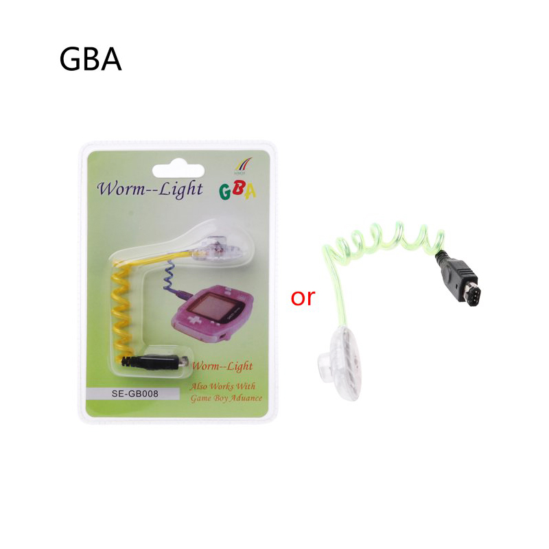 Lámpara de la luz del gusano para GBA