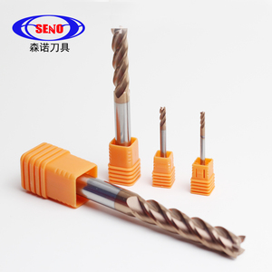 Strawberry Fresa Solid Carbide End <strong>Mills</strong> <strong>Cnc</strong> 4Mm 6Mm 4 Flute Spiral up 1/4 Carbide Cutter End <strong>Mill</strong> 2F 3/8 Compression Router Bit - Product Image 1