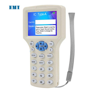 Scrittore lettore RFID duplicatore copiatrice di schede RFID 125KHz e 13.5MHZ portatile - Product Image 5