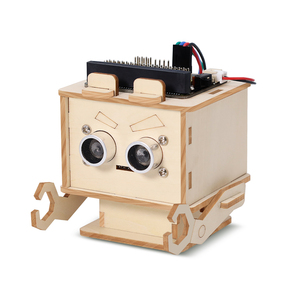 Kit di giocattoli educativi per la programmazione di stelo Kit Robot per il rilevamento della distanza fai da te con Micro-bit Board Kit di apprendimento robotica per avviamento - Product Image 1