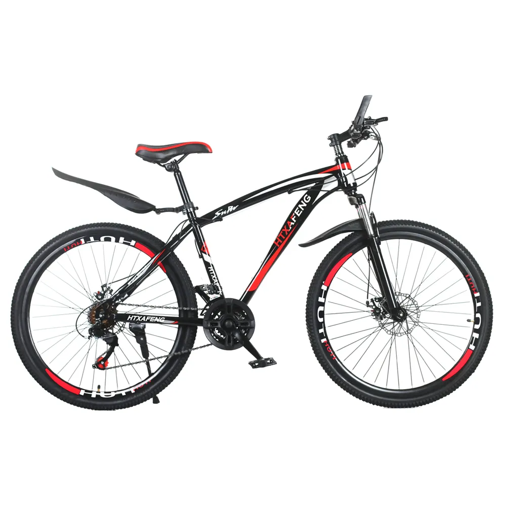 カスタマイズされた高炭素鋼26 "レーシングバイク自転車サイクリングサイクルファッション26インチマウンテンバイクタイヤ幅3.0 ''オプション