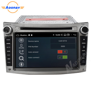 汽车2 DIN Android立体声收音机DVD播放器汽车汽车音频<span class=keywords><strong>GPS</strong></span>导航播放器斯巴鲁力狮傲虎2009-2012
