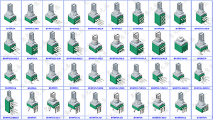 volume control <strong>potentiometer</strong> 10k 50K variable resistor <strong>linear</strong> <strong>potentiometer</strong> - Product Image 2