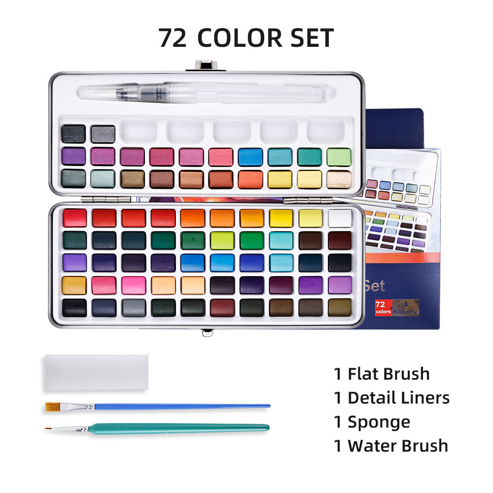 72 couleurs multicolores