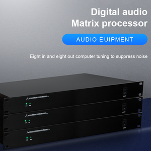 Sistema de audio de ocho en ocho altavoces, procesador de audio digital profesional, procesadores de audio DSP con salida de línea y entrada - Product Image 6