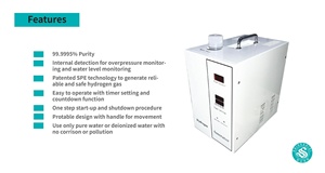 1000 ml/phút pem H2 Hydrogen electrolyzer Máy phát điện QL-1000 cho phòng thí nghiệm sử dụng - Product Image 4