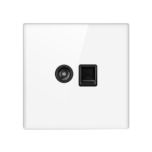 Porta del Computer, adattatore del modulo che indurisce il pannello di cristallo InterfaceUniversal cavo di rete presa a parete - Product Image 5