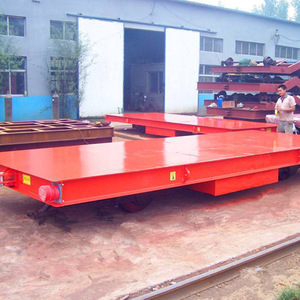 Transportadores sin rieles de camión de plataforma de remolque sin motor de 1T con tractores eléctricos giratorios para manejo de cargas pesadas - Product Image 4