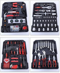 带拉式行李箱和铝盒的工具包4层硬件组合工具 - Product Image 6