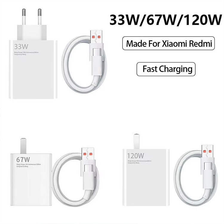Chargeur 33W + câble Blanc